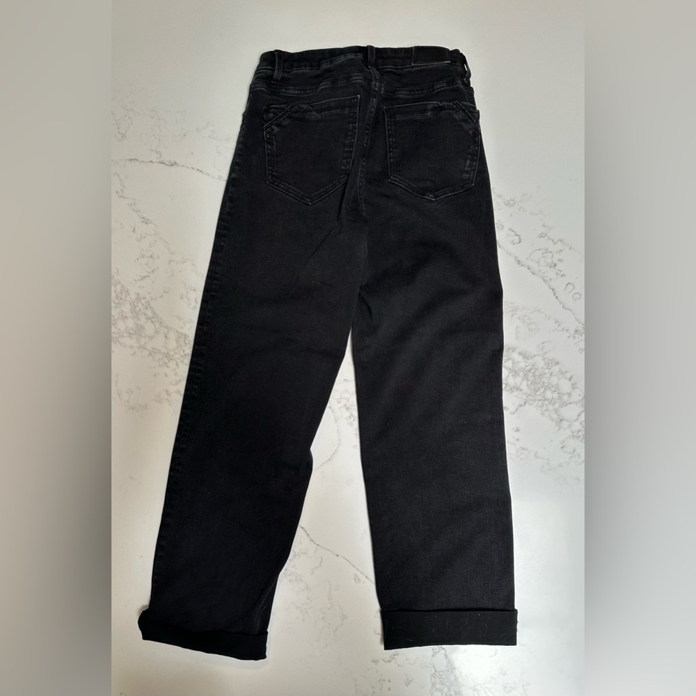 Buckle Black #35 slim fit high rise cropped straight Denim Jeans size 28 x 28 - Picture 2 of 3